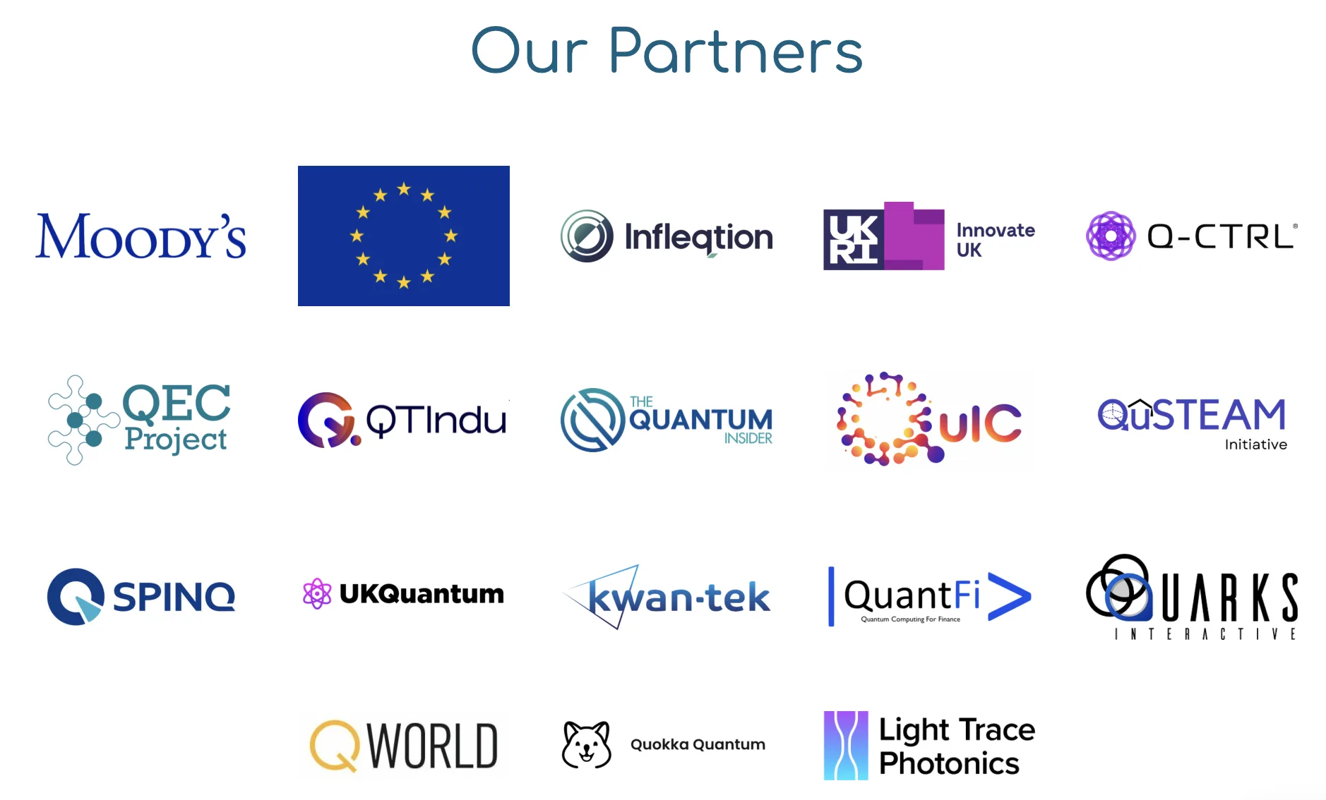 Partner logos displayed